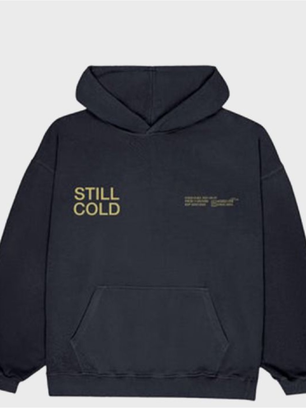 Dark Blue Cold Culture Hoodie